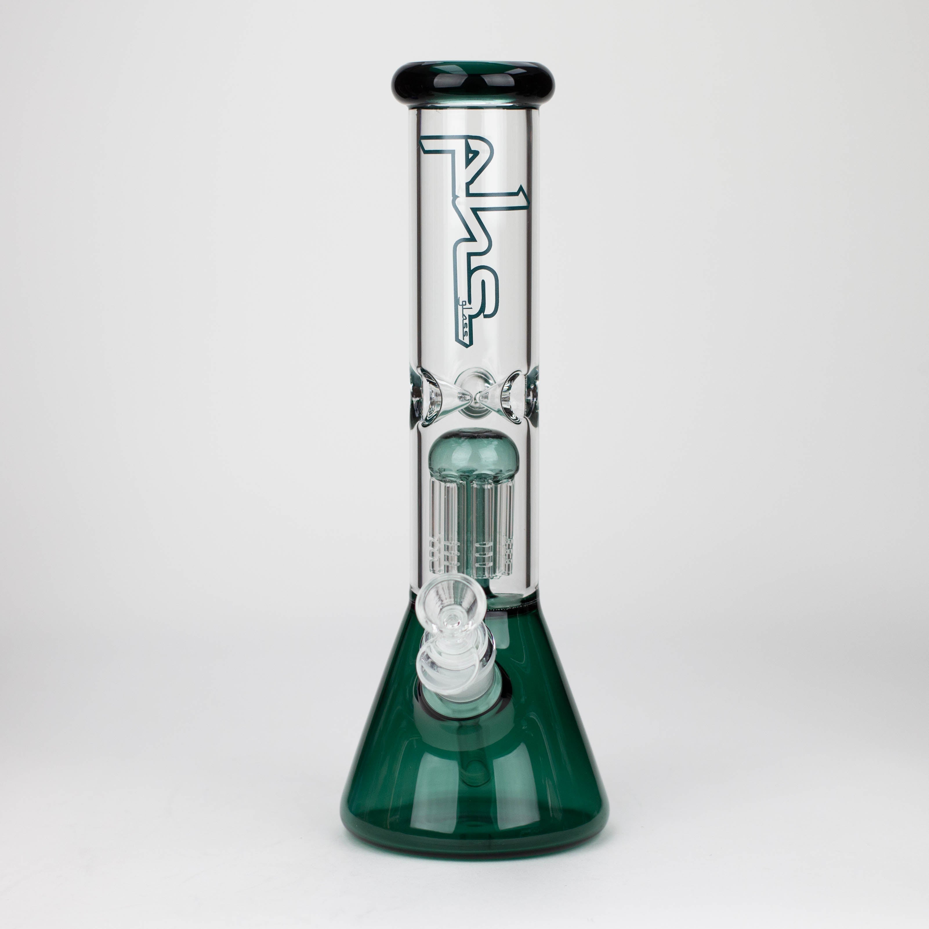 12&quot; Glass beaker color Bong with perc_14