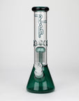 12" Glass beaker color Bong with perc_14