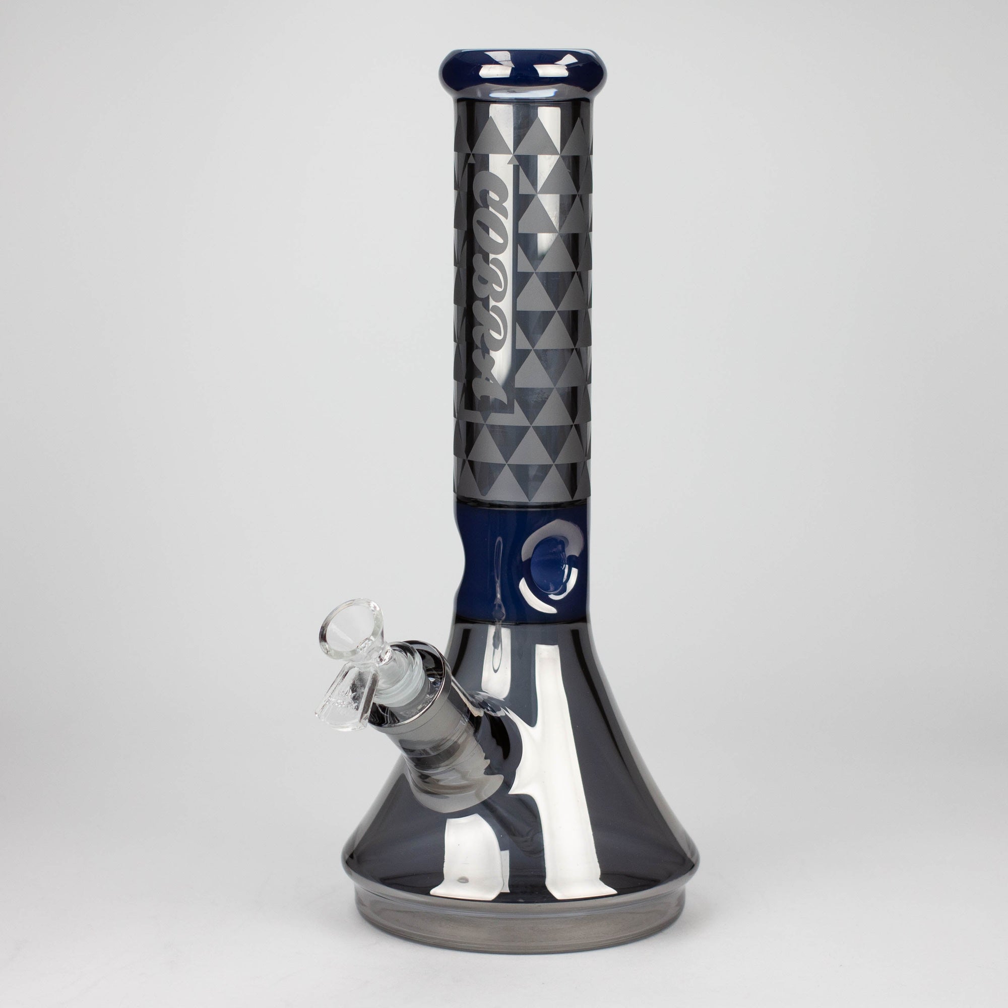 13" Eletroplate Glass Beaker Bong_4