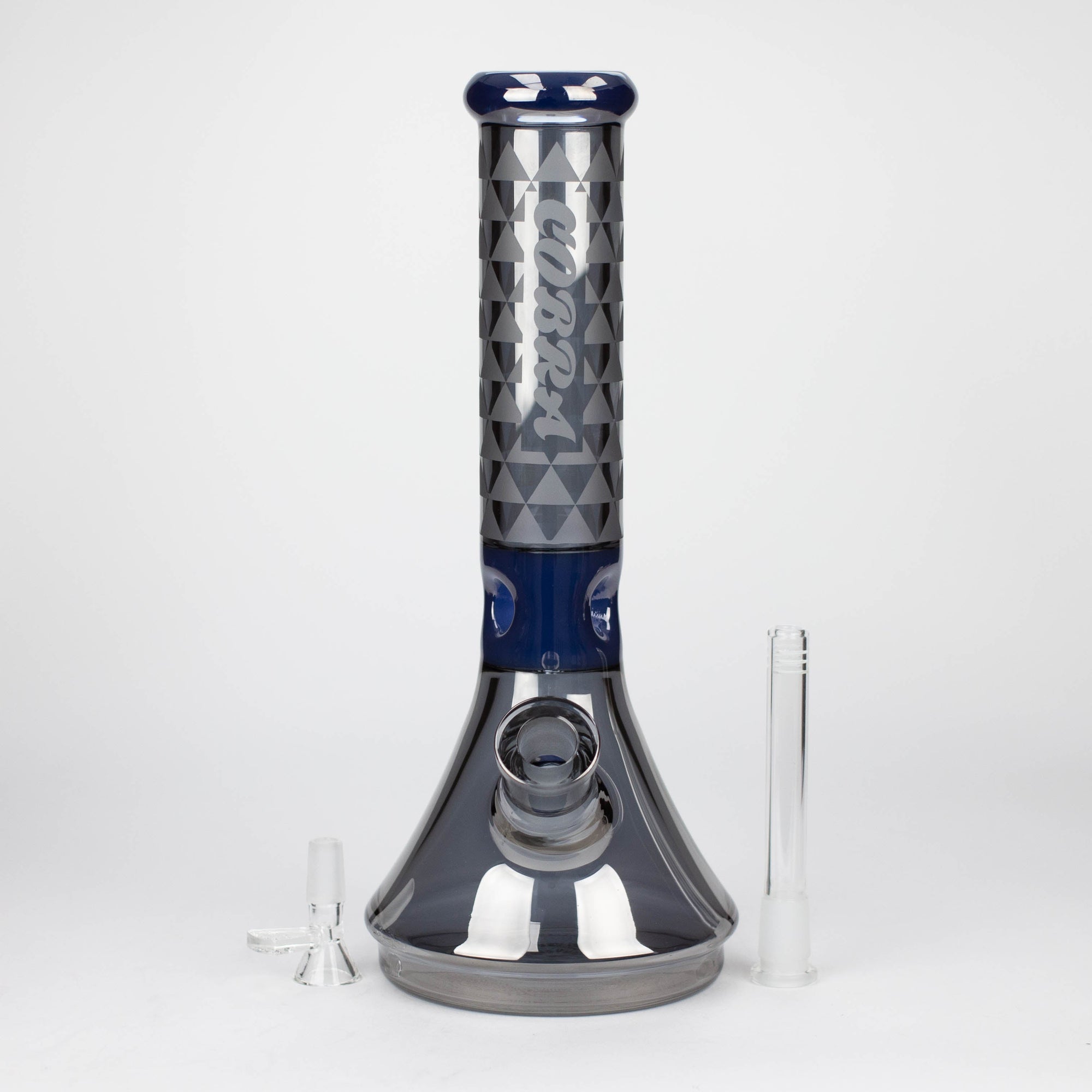 13" Eletroplate Glass Beaker Bong_3