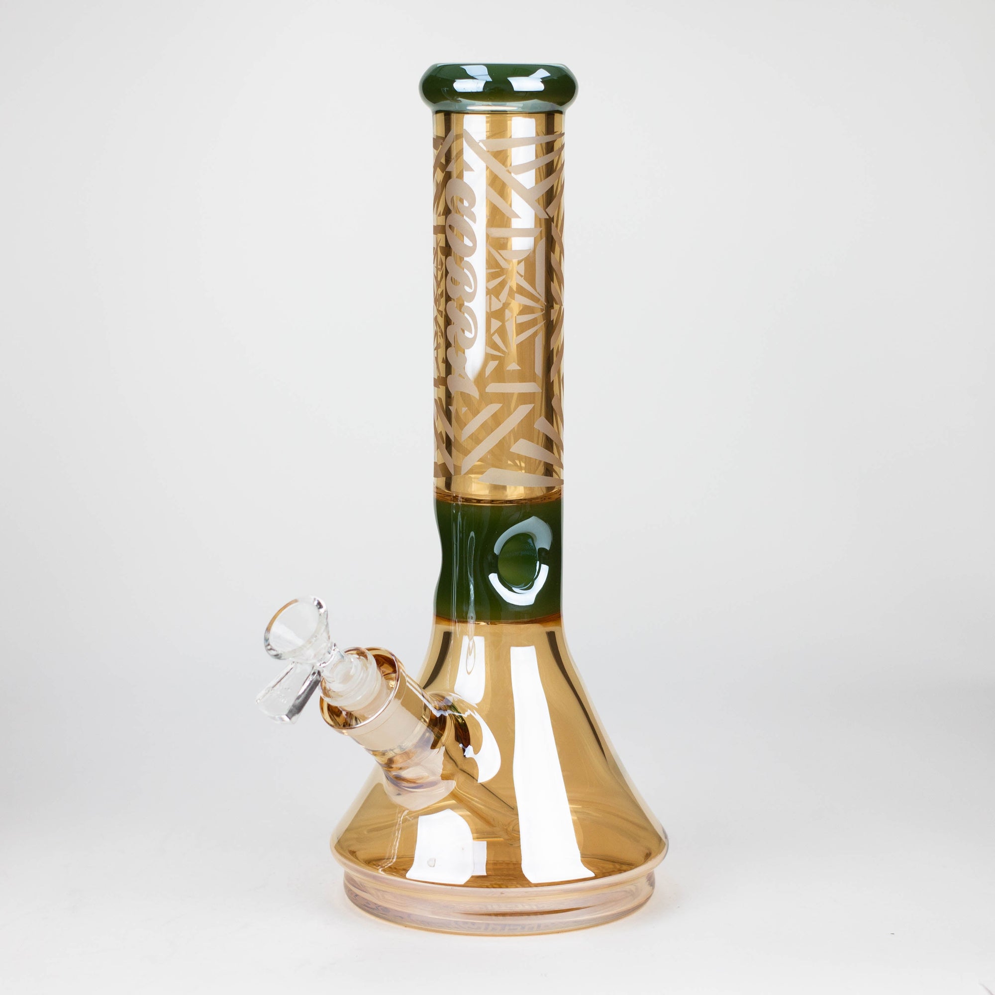 13" Eletroplate Glass Beaker Bong_5