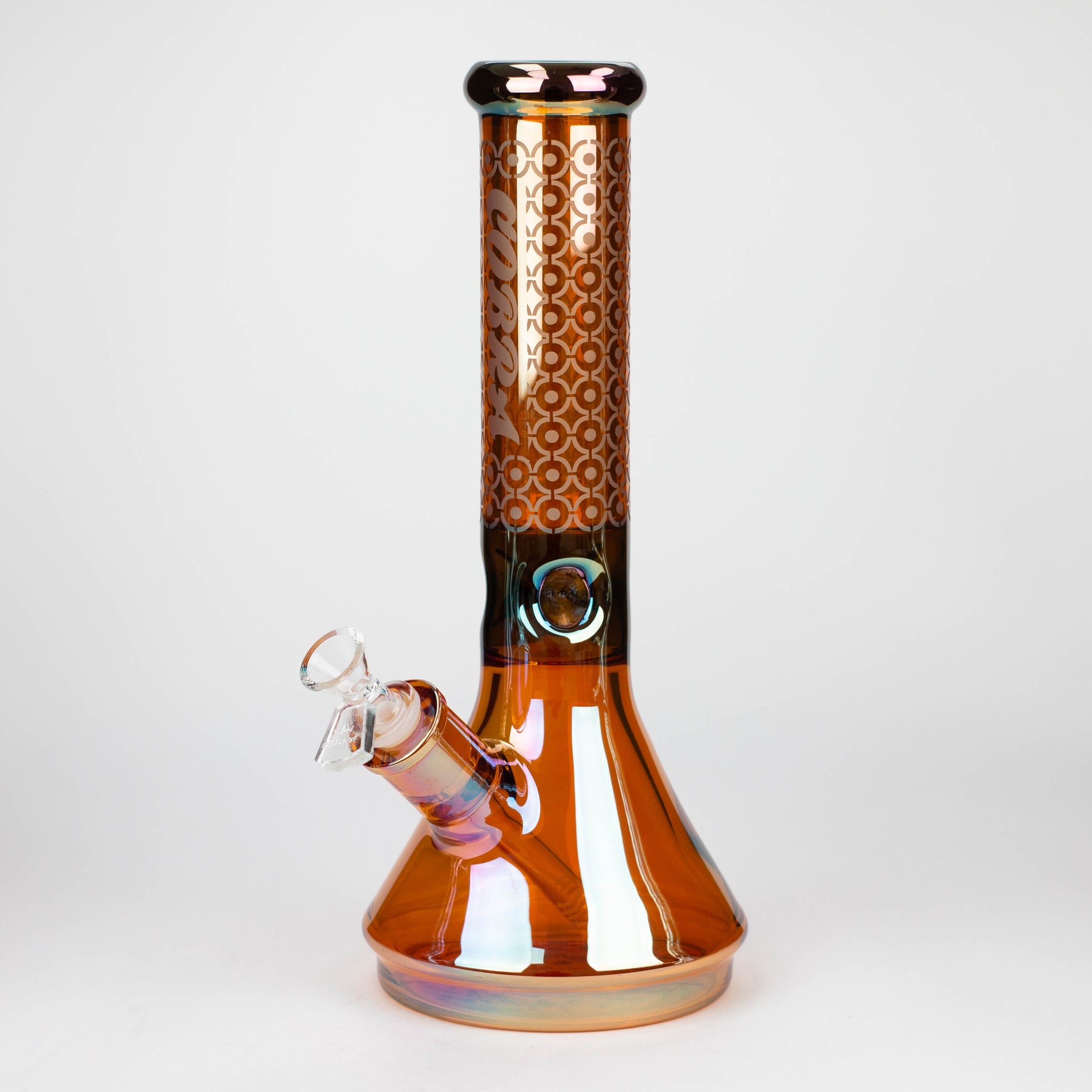 13" Eletroplate Glass Beaker Bong_6
