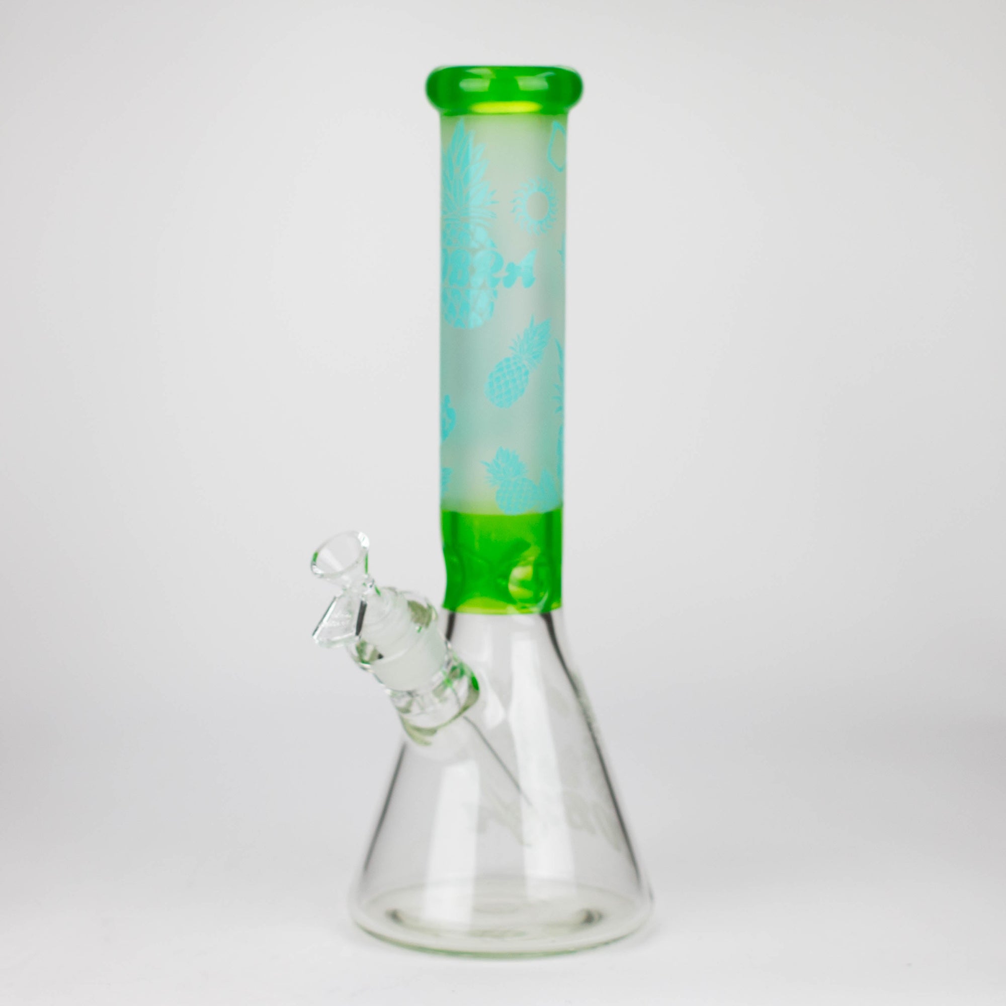 13.5" Sandblasted Pineapple Bong_0