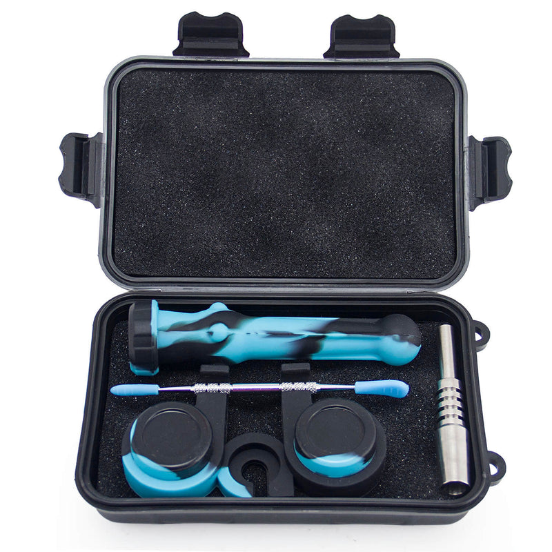 Silicone Nectar Collector Kit With Travel Case, INHALCO