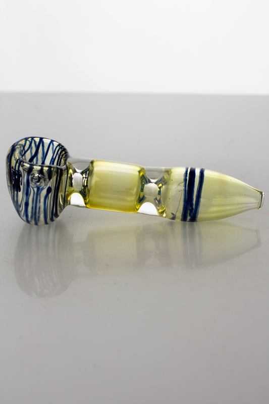Changing colors glass hand pipe