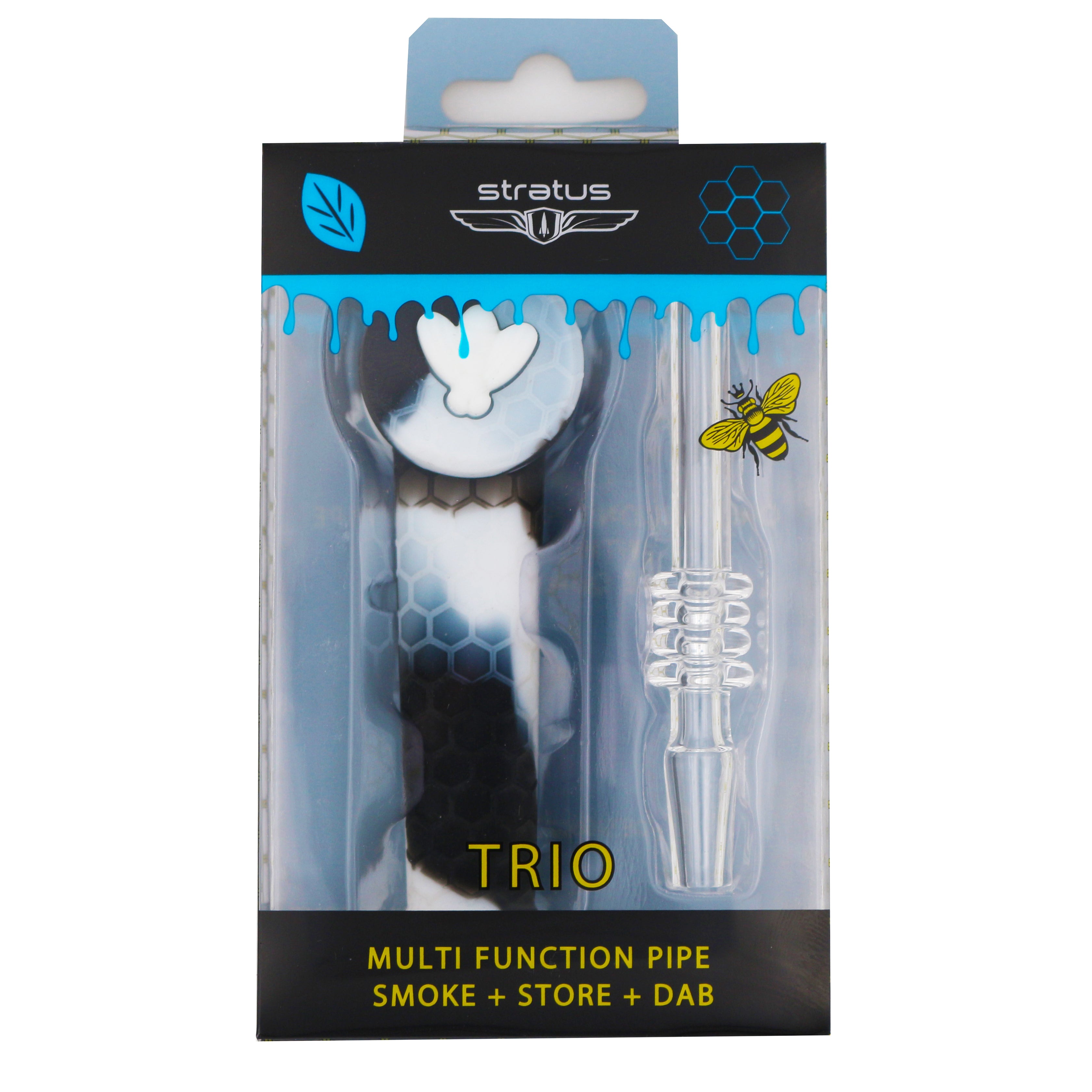STRATUS Trio 3 IN 1 Silicone Hand Pipe