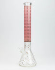 17.5" Star 7 mm glass water bong_1