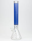 17.5" Star 7 mm glass water bong_3