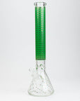 17.5" Star 7 mm glass water bong_4