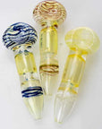 Changing colors glass hand pipe
