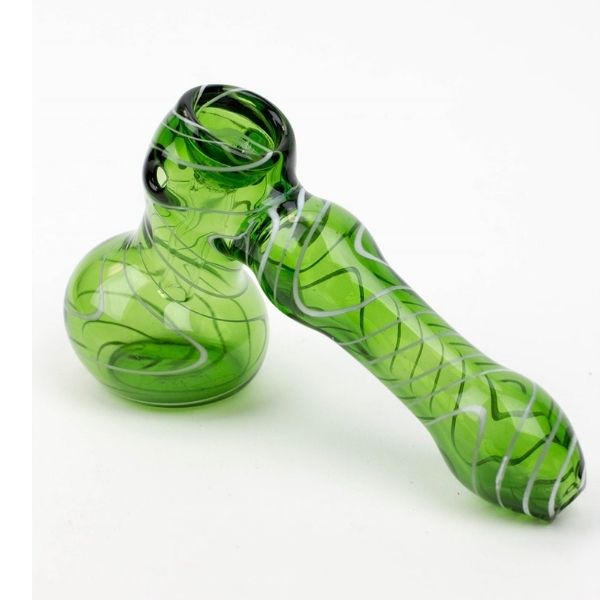 5.5&quot; Green Hammer Bubbler - INHALCO