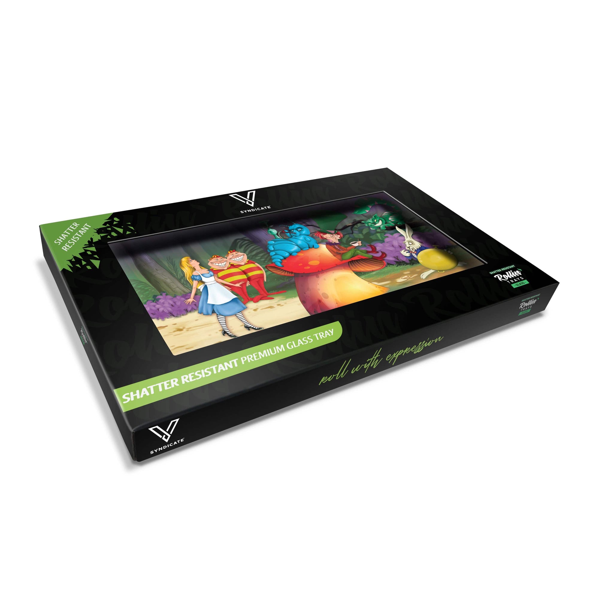 Alice Mushroom Glass Rolling Tray - INHALCO