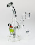 6.5" MGM Glass Alien Graphic Dab Rig