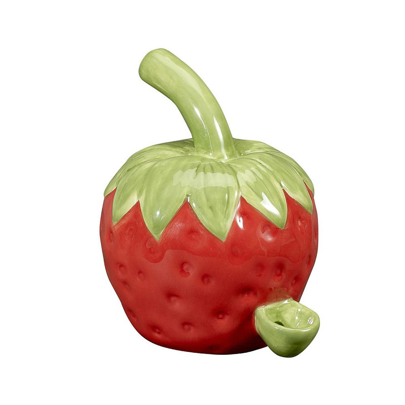 5" Ceramic Strawberry Pipe - INHALCO