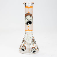 8" Glow In the Dark Rick And Morty Bong