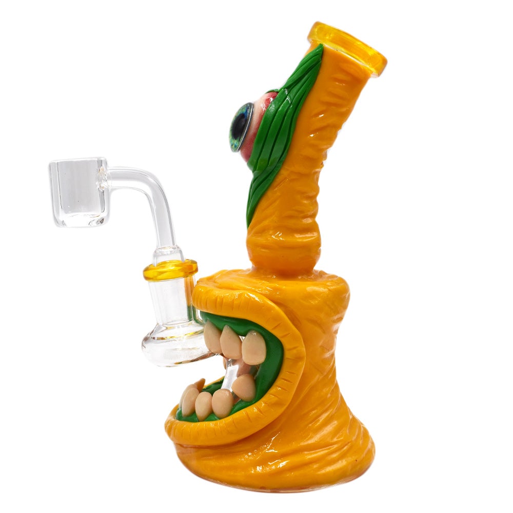 3D Monster Mini Dab Rig with Male Banger – INHALCO