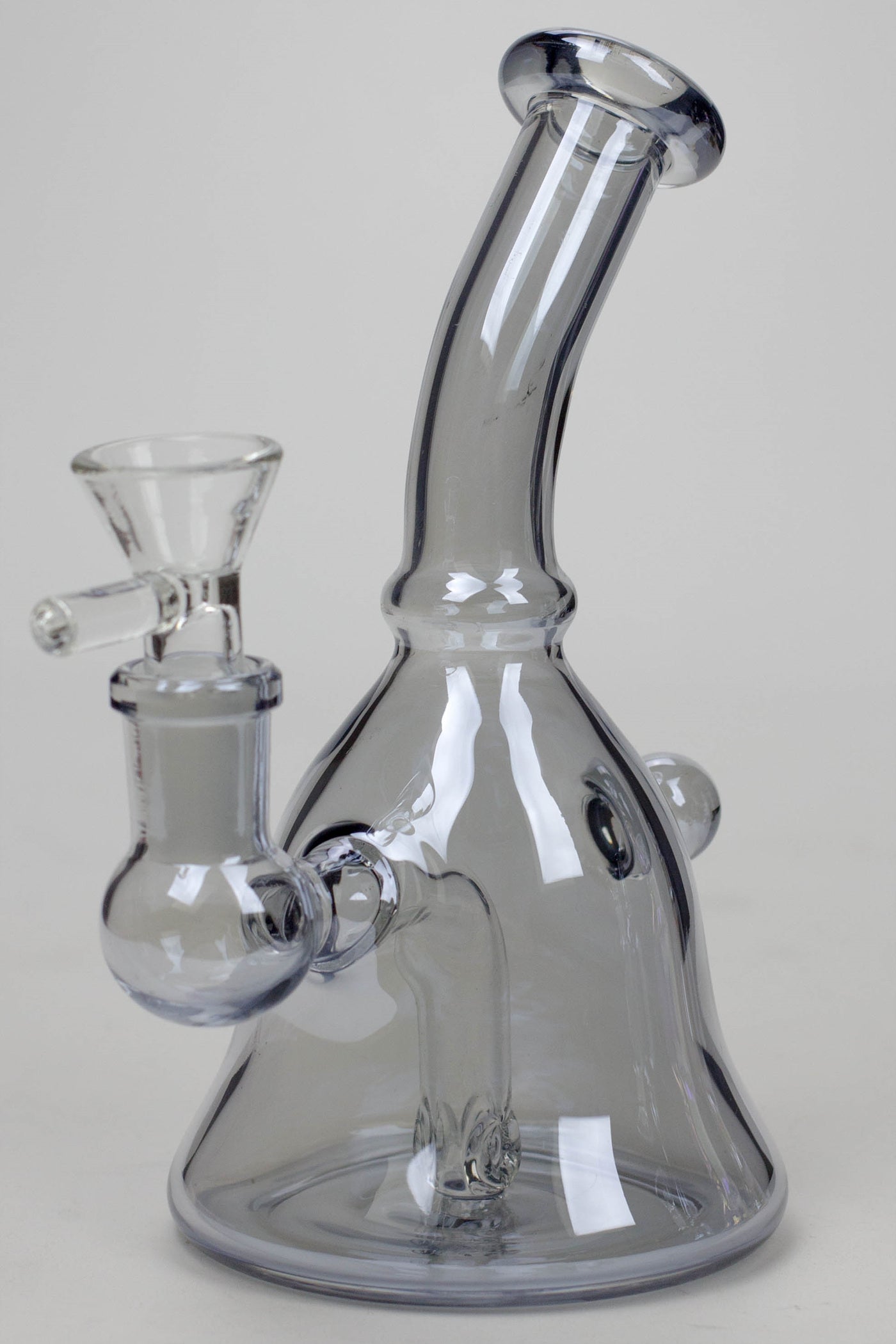 6&quot; 2-in-1 fixed 3 hole diffuser bell Metallic tinted bubbler_8