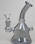 6" 2-in-1 fixed 3 hole diffuser bell Metallic tinted bubbler_12