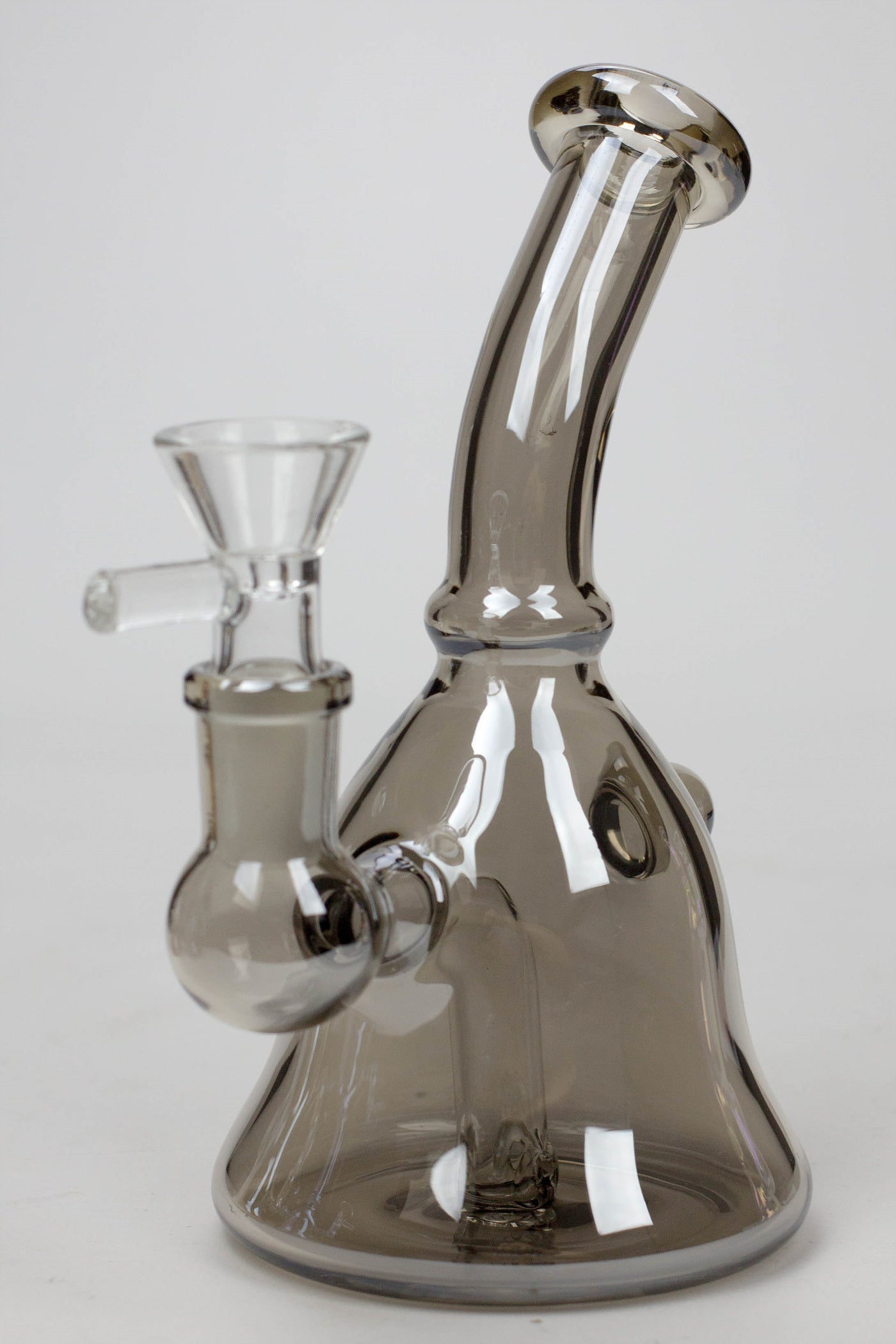 6&quot; 2-in-1 fixed 3 hole diffuser bell Metallic tinted bubbler_11