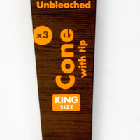 OCB Pre-rolled Cone - Virgin Unbleached Rolling Paper - King size_2