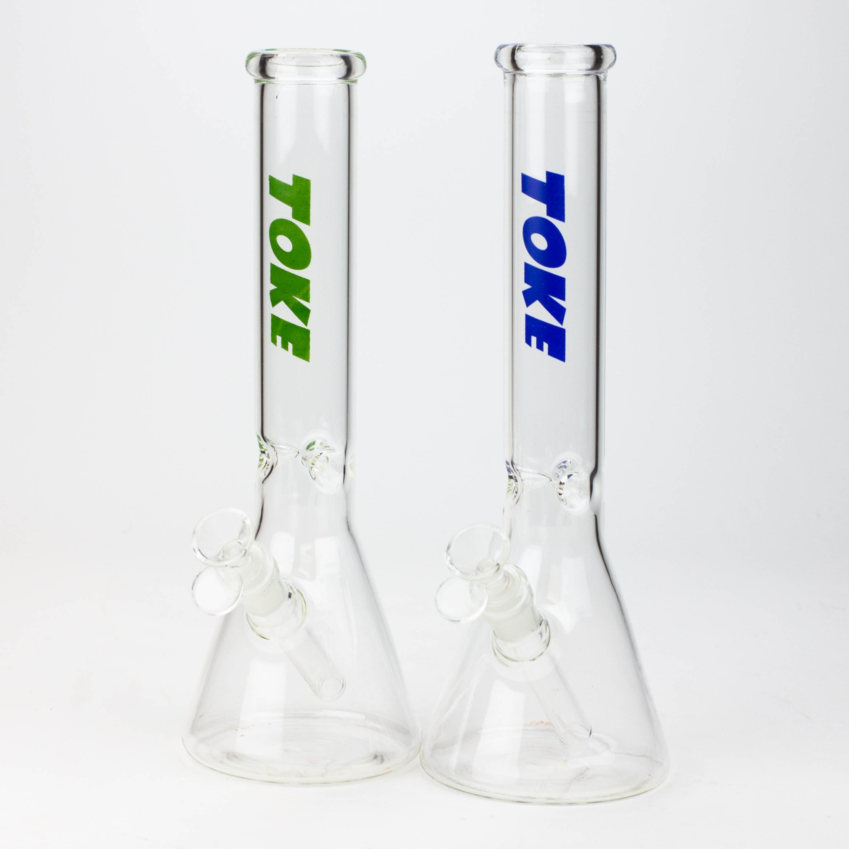 TOKE - 12&quot; Beaker glass water bong