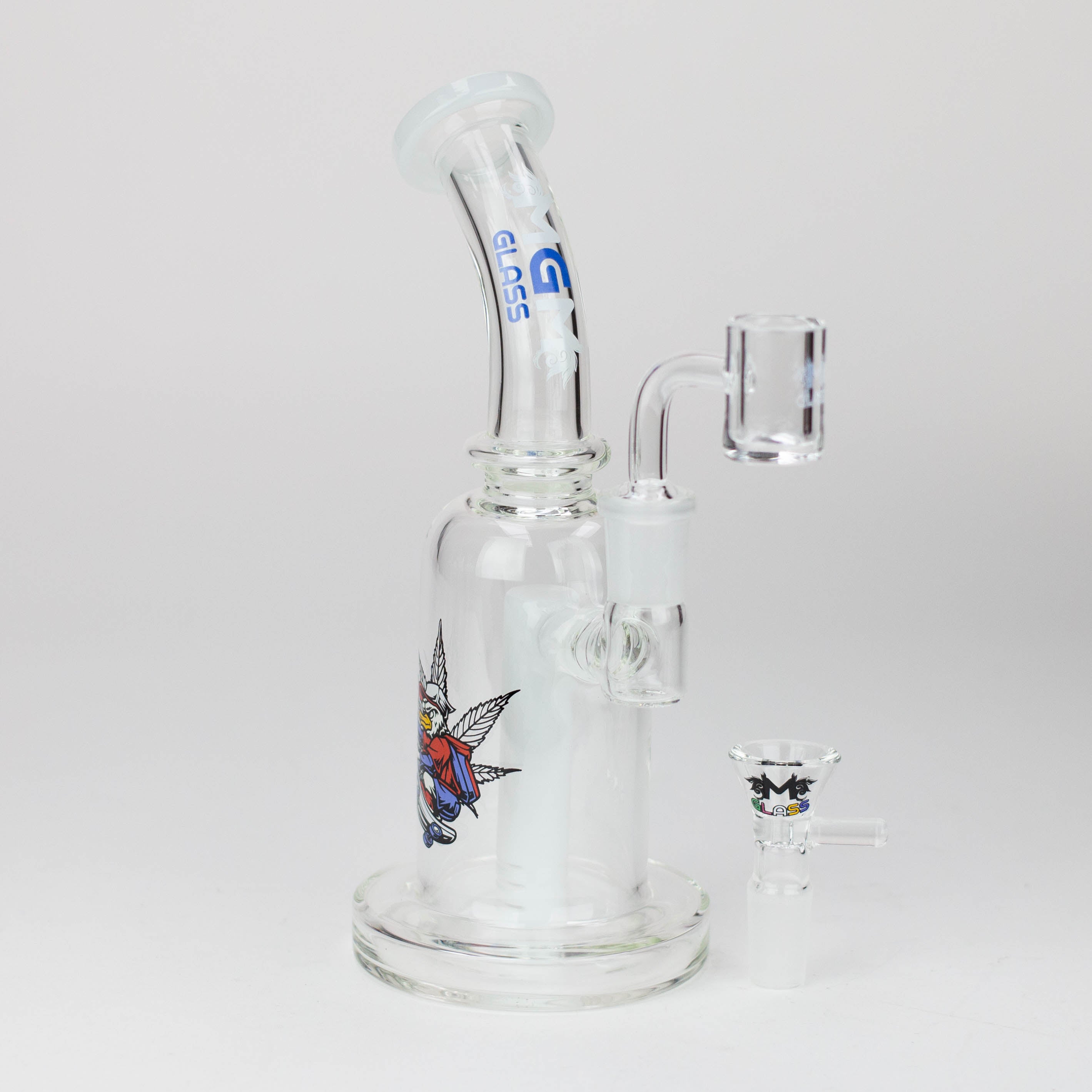 5.7&quot; MGM Glass 2-in-1 Bubbler Cartoon Design