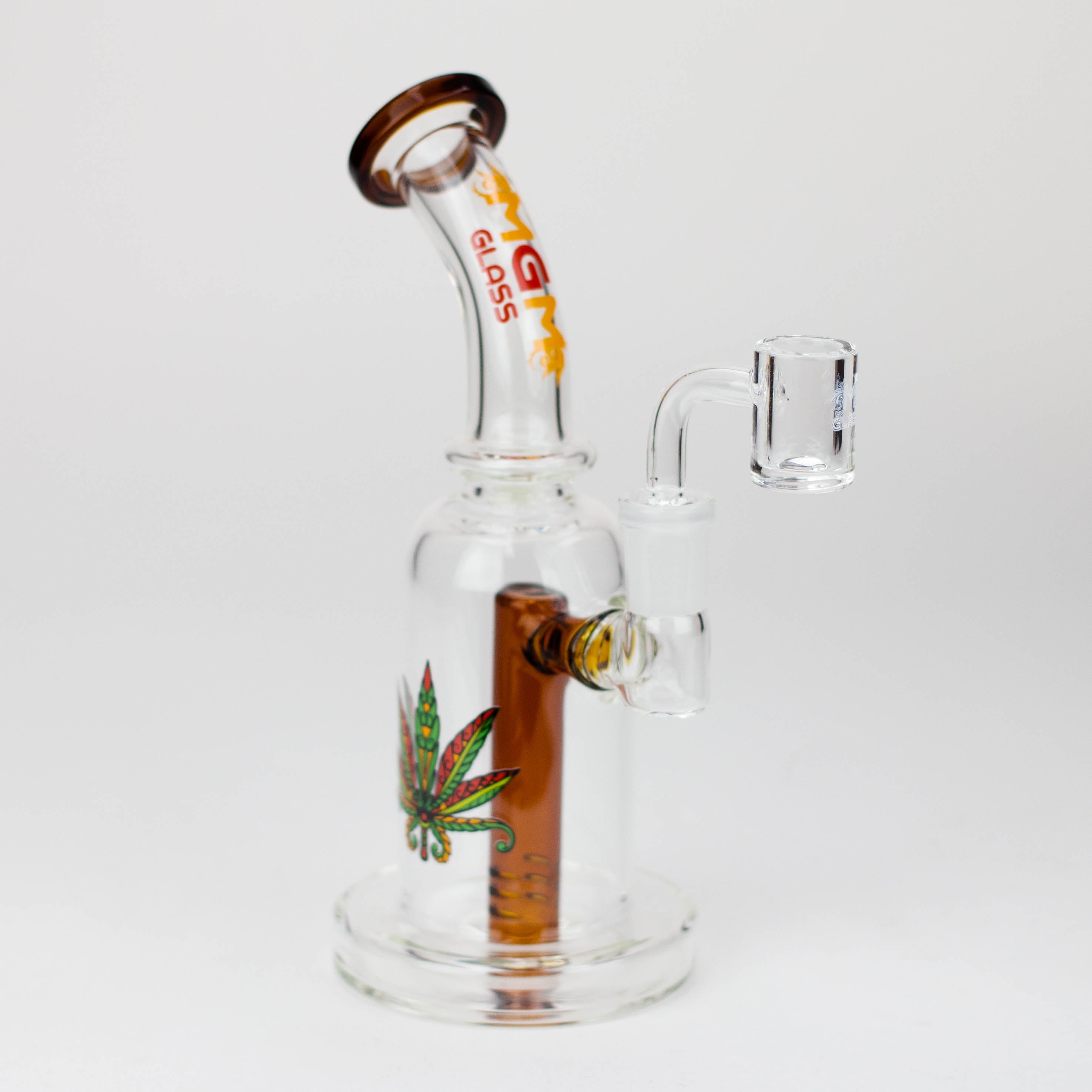 5.7&quot; MGM Glass 2-in-1 Bubbler Cartoon Design