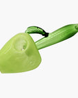 Green Glass Apple Pipe - INHALCO