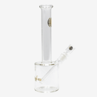 Bougie Glass Short Straight Water Pipe 12.5" - INHALCO