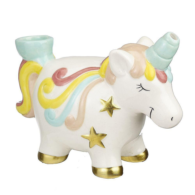 Ceramic Unicorn Pipe - INHALCO