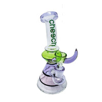Cheech Glass Bent Neck Hourglass Bong 8"