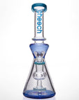 Cheech Glass Showerhead Perc Beaker Glass Bong 9"
