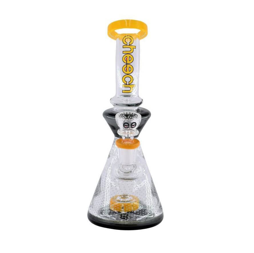 Cheech Glass Showerhead Perc Beaker Glass Bong 9&quot;
