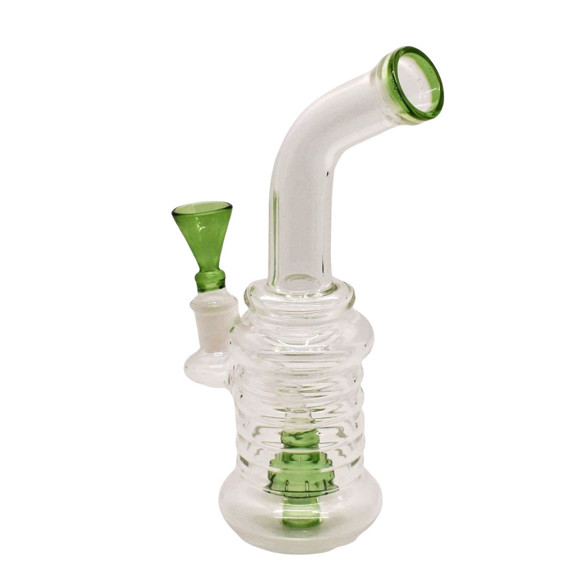 Colored Perc Glass Weed Bong - INHALCO