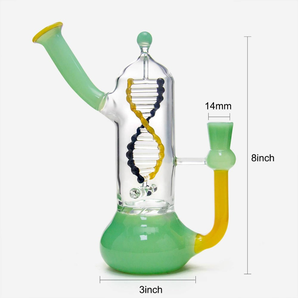 Rotating DNA Glass Bong - INHALCO