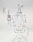 8.75" Twin Arm Super Slit Donut Wormhole Recycler Rig