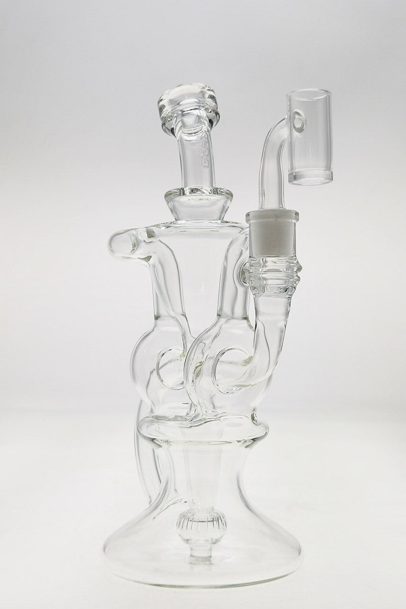 8.75&quot; Twin Arm Super Slit Donut Wormhole Recycler Rig
