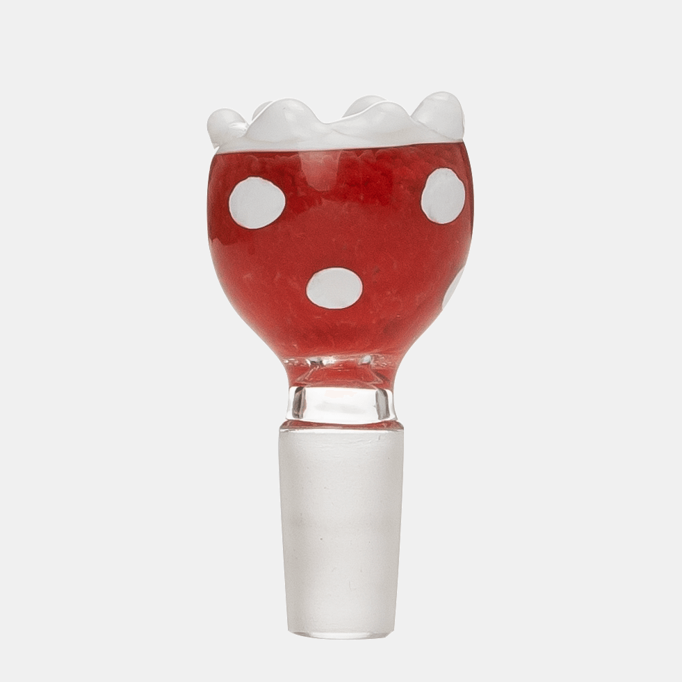 14 mm Male Flower Chomper Glass Bowl - INHALCO