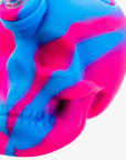 9" Genie Skull Detachable Silicone Water Pipe Multi Colored - INHALCO