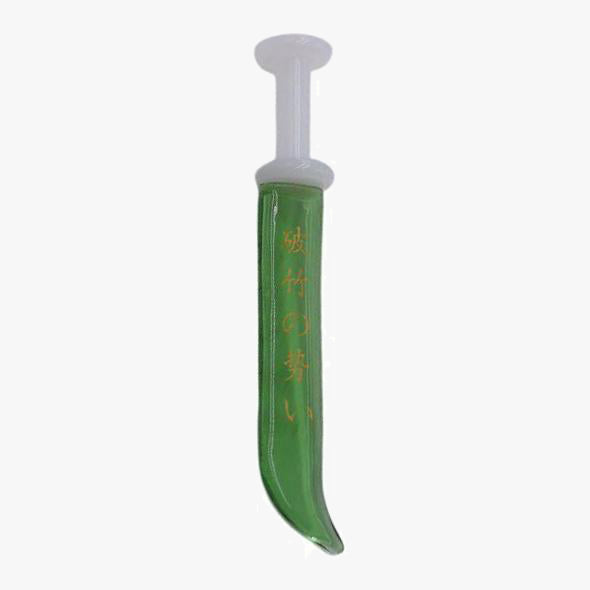 Green Glass Dab Tool Sword - INHALCO