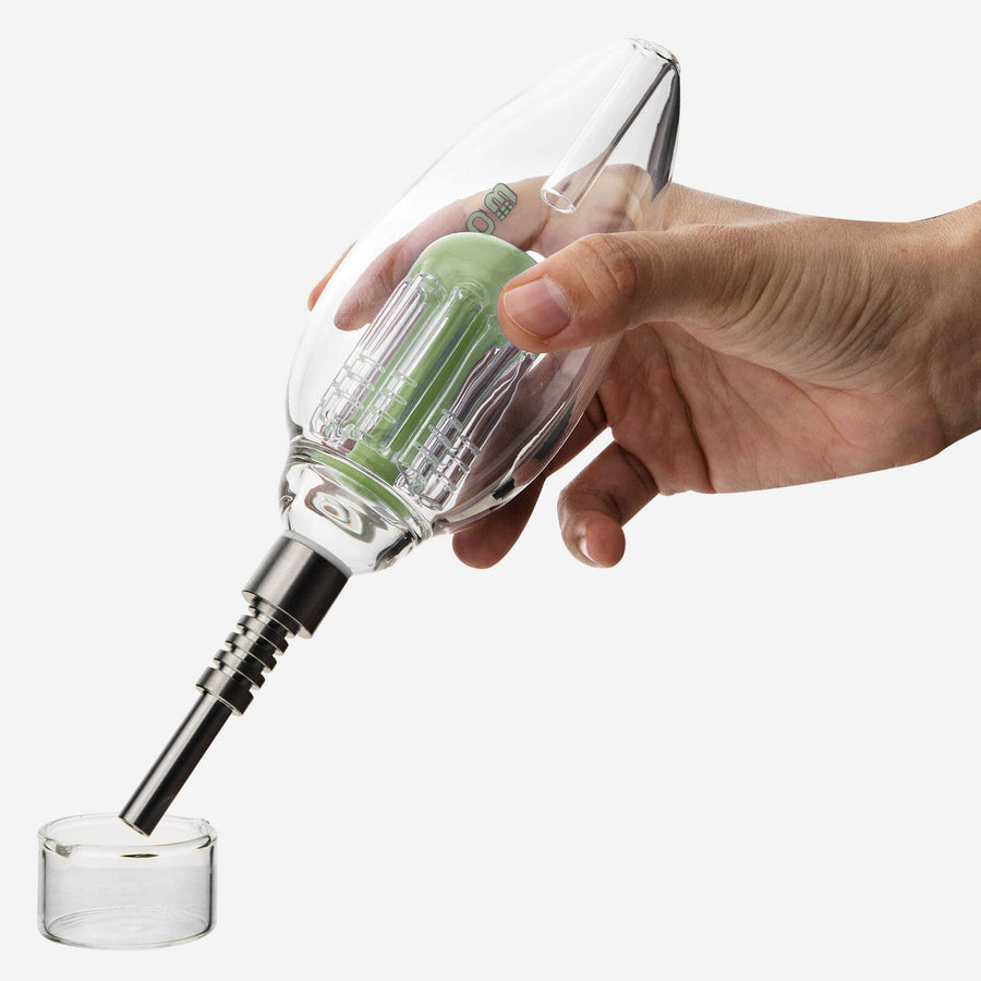 Glass Nectar Collector with Tree Perc - INHALCO
