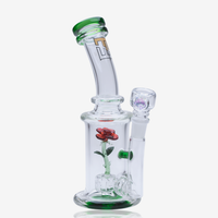 Glass Rose Mini Rig - INHALCO