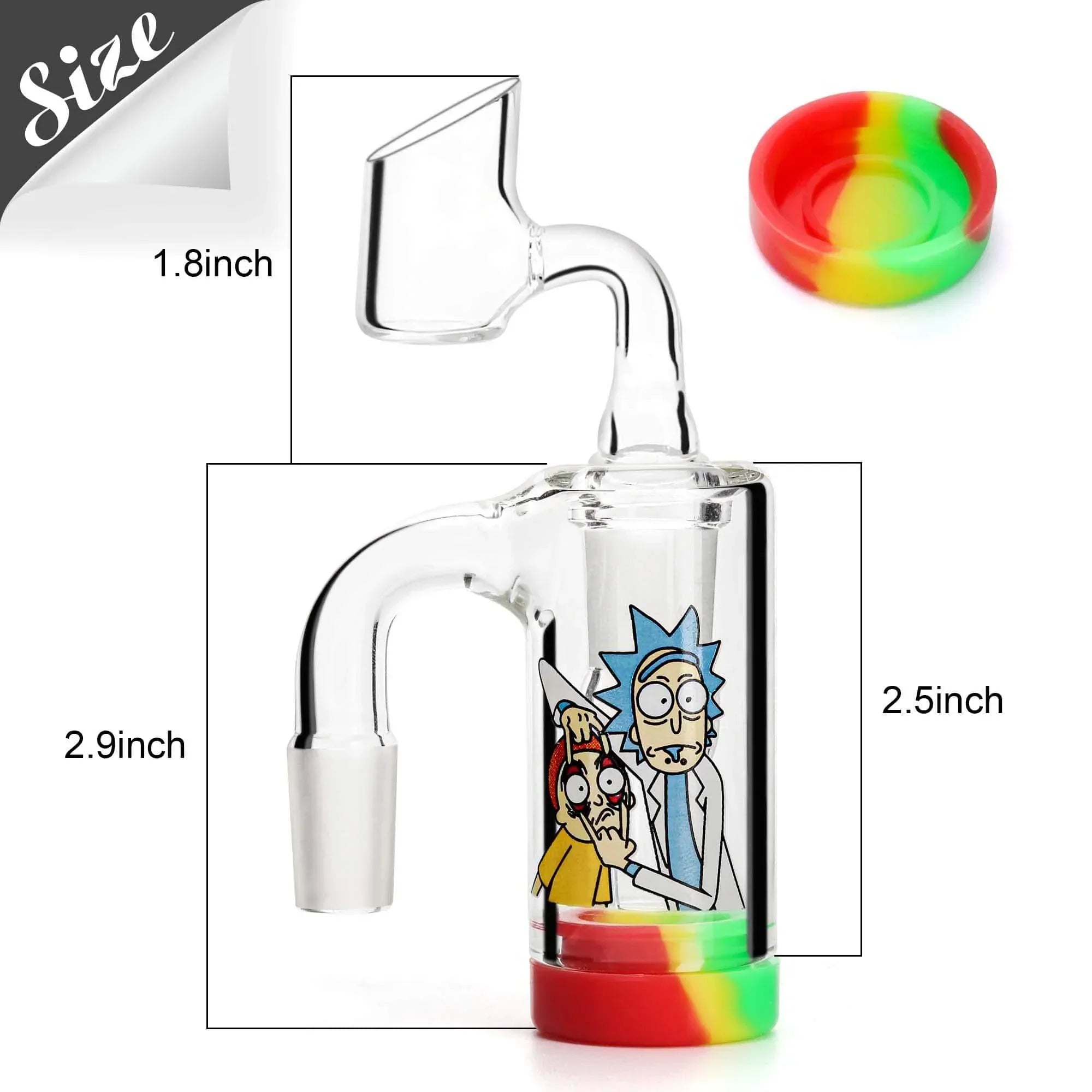 Gotoke | 2.9&quot; Reclaim Glass Catcher Kit with Silicone container_5