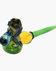 Gourd Octopus Glass Bubbler Pipe - INHALCO