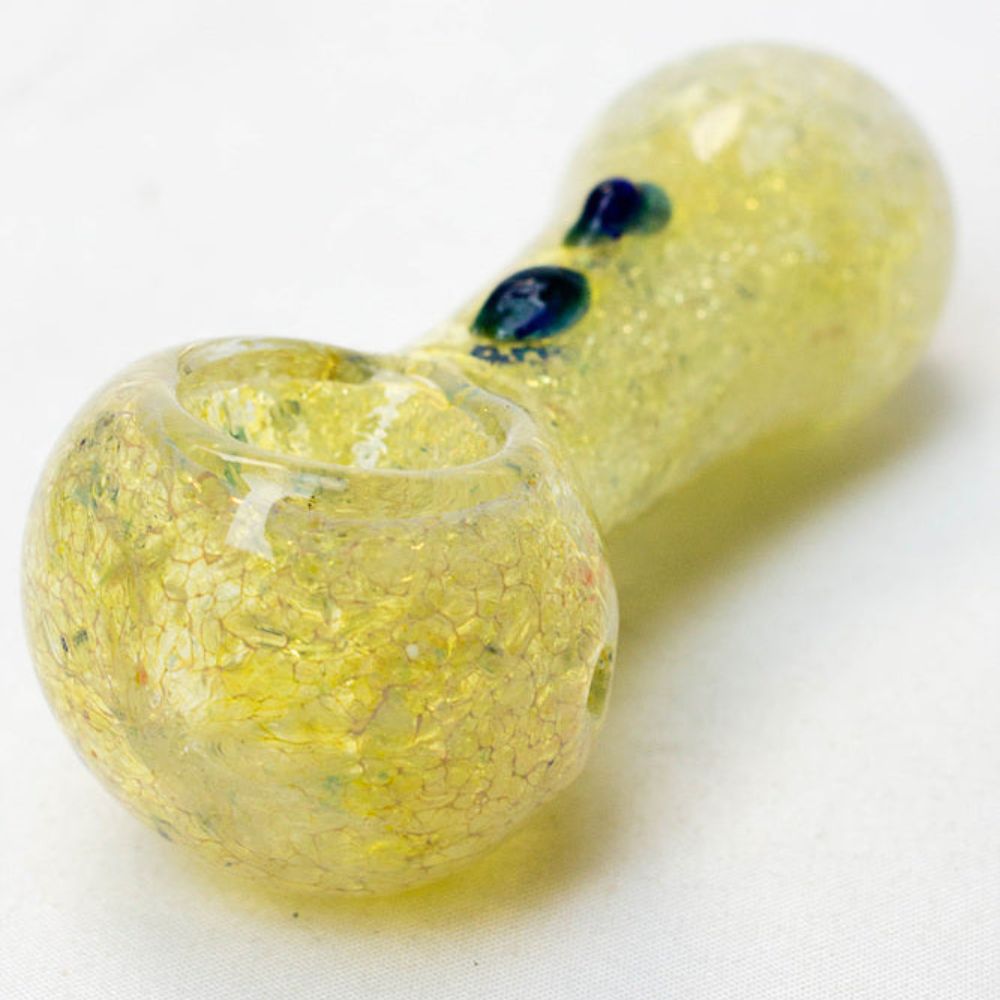 2.5&quot; Soft Glass Glitter Weed Pipe 10Pcs - INHALCO