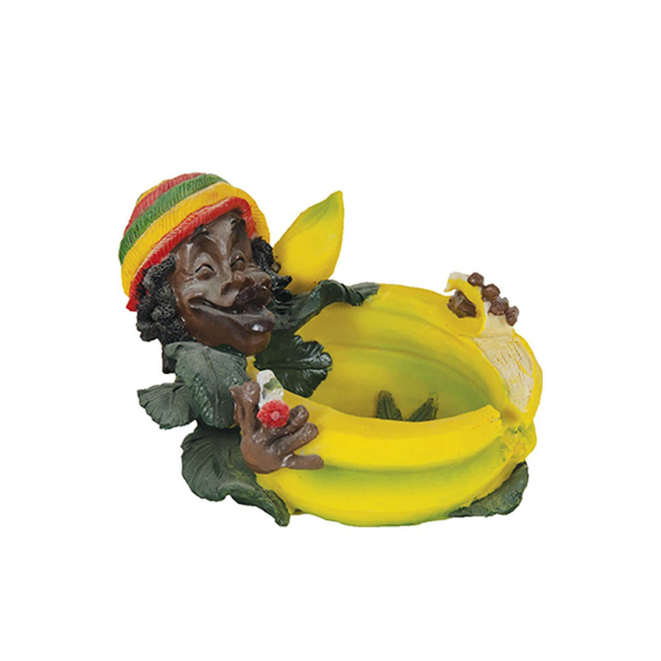 Jamaican Poly Resin Ashtray - INHALCO