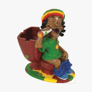 Jamaican Poly Resin Ashtray - INHALCO