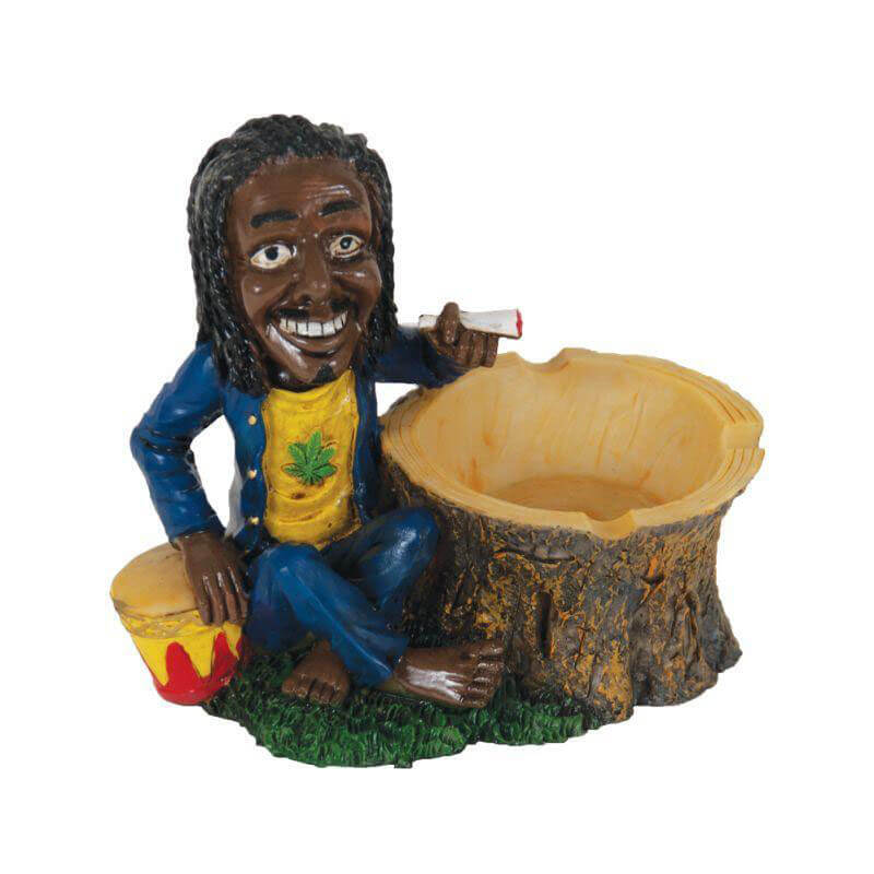 Jamaican Poly Resin Ashtray - INHALCO