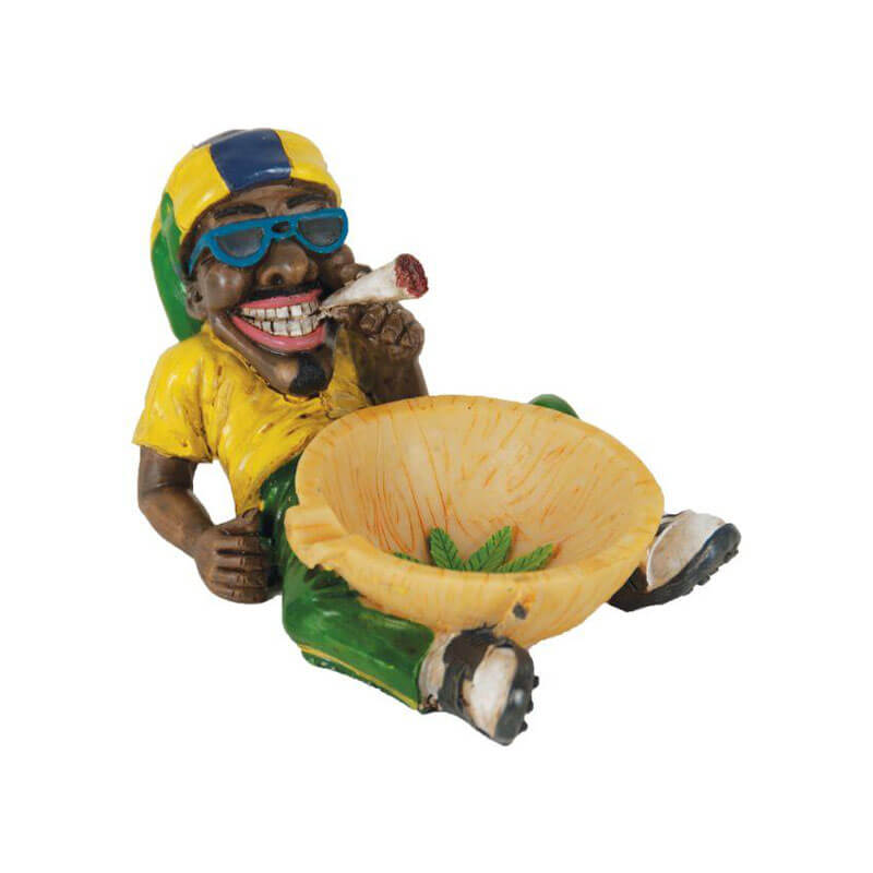 Jamaican Poly Resin Ashtray - INHALCO