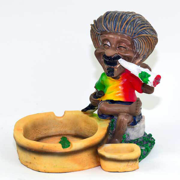 Jamaican Poly Resin Ashtray - INHALCO